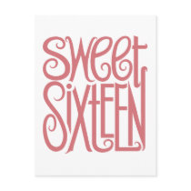 Sweet Sixteen Postcard