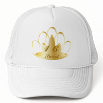 Sweet Sixteen Princess Cap-Customize hats