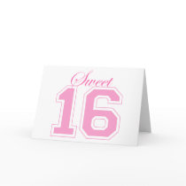 Sweet Sixteen (Script) Greeting Card