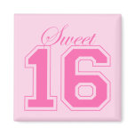 Sweet Sixteen (Script) Refrigerator Magnet