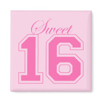 Sweet Sixteen (Script) magnets