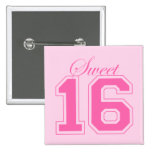 Sweet Sixteen (Script) Pinback Buttons