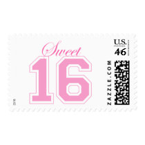 Sweet Sixteen (Script) Stamp