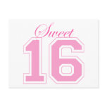 Sweet Sixteen (Script) Postcard
