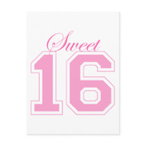 Sweet Sixteen (Script) Postcards