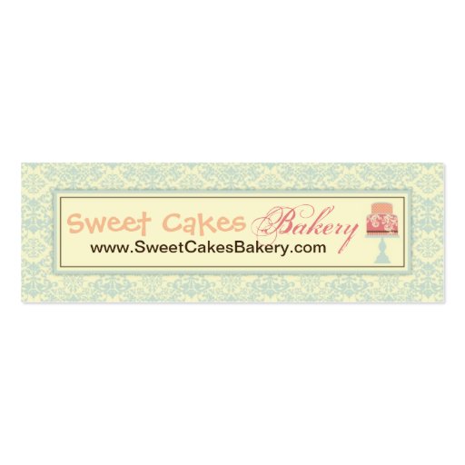 Sweet Sixteen Skinny Business Card (front side)