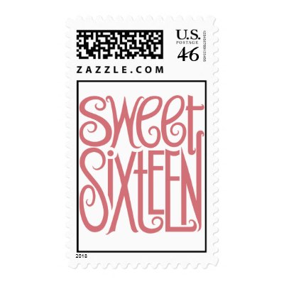 Sweet Sixteen Stamp
