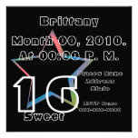 Sweet Sixteen Stardom Invitation-Customize