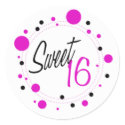 Sweet Sixteen Sticker sticker