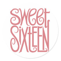 Sweet Sixteen Sticker by floatinglemons Sweet Sixteen Sticker