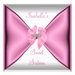 Sweet Sixteen Sweet 16 Birthday Party Pretty Pink Announcements