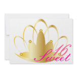 Sweet Sixteen Tiara_ Customize Announcement