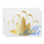Sweet Sixteen Tiara_ Customize Personalized Announcement