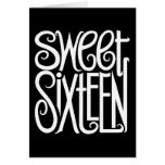 Sweet Sixteen white Card