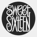 Sweet Sixteen white Sticker