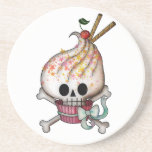 Sweet Skull Cupcake Coaster