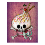 Sweet Skull Cupcake Postcard