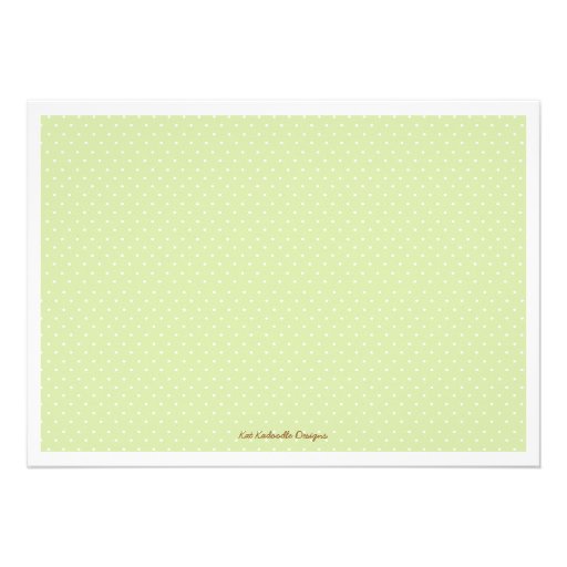 Sweet Sleepy Green Owl Neutral Baby Shower Custom Invites