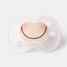 Sweet Smiling Fair-Skinned Baby Boy or Girl Pacifiers