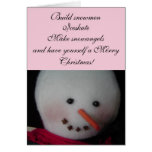 Sweet Snowman Card