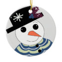 Sweet Snowman Christmas Ornament