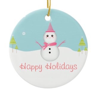 Sweet Snowman Ornament ornament