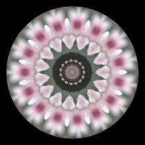 Sweet Soft Pink Mandala Sticker stickers