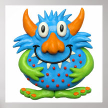 Sweet Spotted Monster Poster
