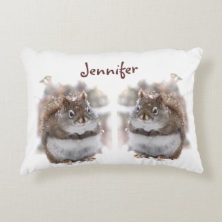 Sweet Squirrels Accent Pillow