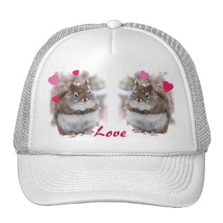 Sweet Squirrels Valentine Trucker Hat