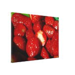 Sweet strawberries in the grocery gallery wrapped canvas