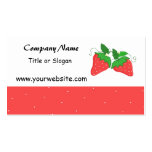 Sweet Strawberry Business Cards