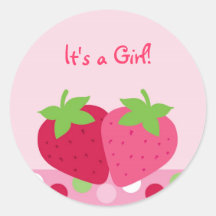 Sweet Strawberry Stickers Envelope Seals