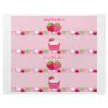 Sweet Strawberry Water Bottle Labels Personalized Flyer