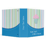 Sweet Striped Recipe Binder