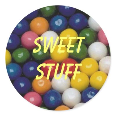 Sweet Stuff Gumball Sticker by bizarretees