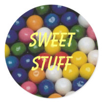 Sweet Stuff Gumball Sticker by bizarretees Sweet Stuff Gumball Sticker
