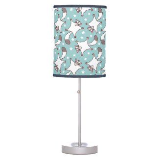 Sweet Sugar Glider with white Flowers Lamp