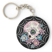 Sweet Sugar Skull Key Chains