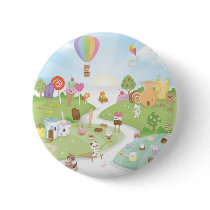 Sweet summer paradise! pinback buttons