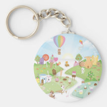 Sweet summer paradise! key chain