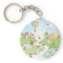 Sweet summer paradise! key chain