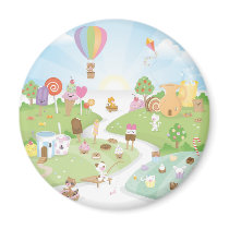 Sweet summer paradise! refrigerator magnet