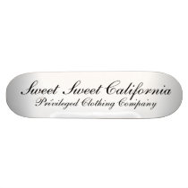 Sweet Sweet California, Privileged Clothing Com... skateboards by PinUpGirl00 Sweet Sweet California, Privileged Clothing Com... skateboards