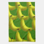 Sweet Tasty Yellow Banana Wallpaper Design Hand Towel