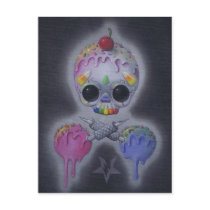 coallus, michael, banks, tattoos, tats, tatts, sugar, skull, candyland, ice, cream, sweet, candy, cute, big, eye, art, hailstone, character (arts), rime, E. C. Segar, naked eye, comic strip, elite group, animated cartoon, sense organ, King Features, sensory receptor, comics artist, ocellus, Sunday strip, corn sugar, Bud Sagendorf, beet sugar, Hy Eisman, reprint, oculus sinister, Max Fleischer, simple eye, Postcard with custom graphic design