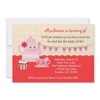 Sweet Tea Birthday Party Invitation zazzle_invitation