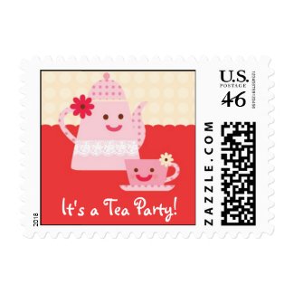 Sweet Tea Birthday Party Postage zazzle_stamp