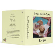 Sweet Temptations Recipes binder