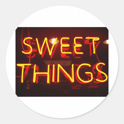 sweet things classic sticker zazzle sweet things classic sticker zazzle